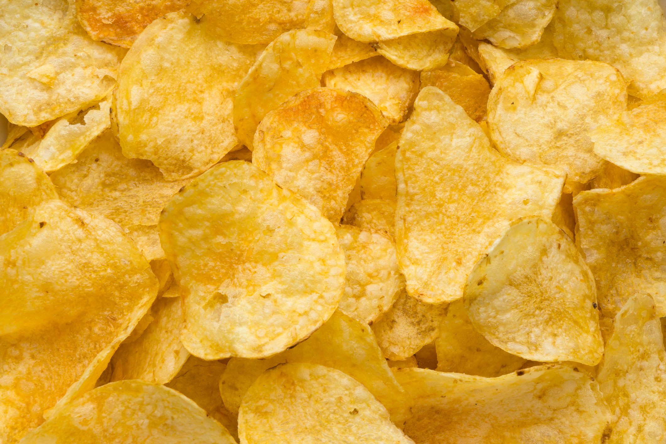 full frame potato chips