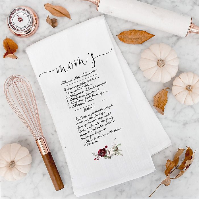 Handwritten Recipe Tea Towel