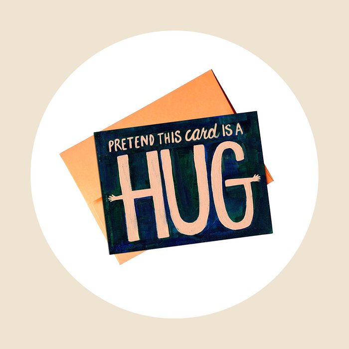 Pretend Hug Card Ecomm Via Etsy.com