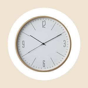 Brushed Brass Wall Clock Project Ecomm