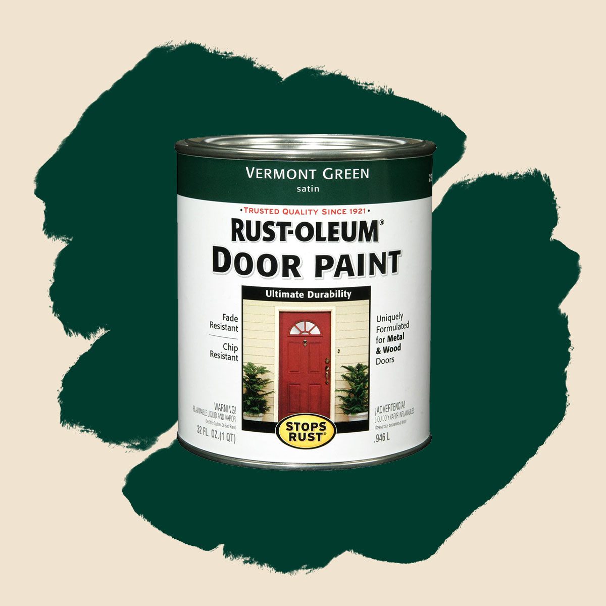 Rust Oleum Door Paint Vermont Green