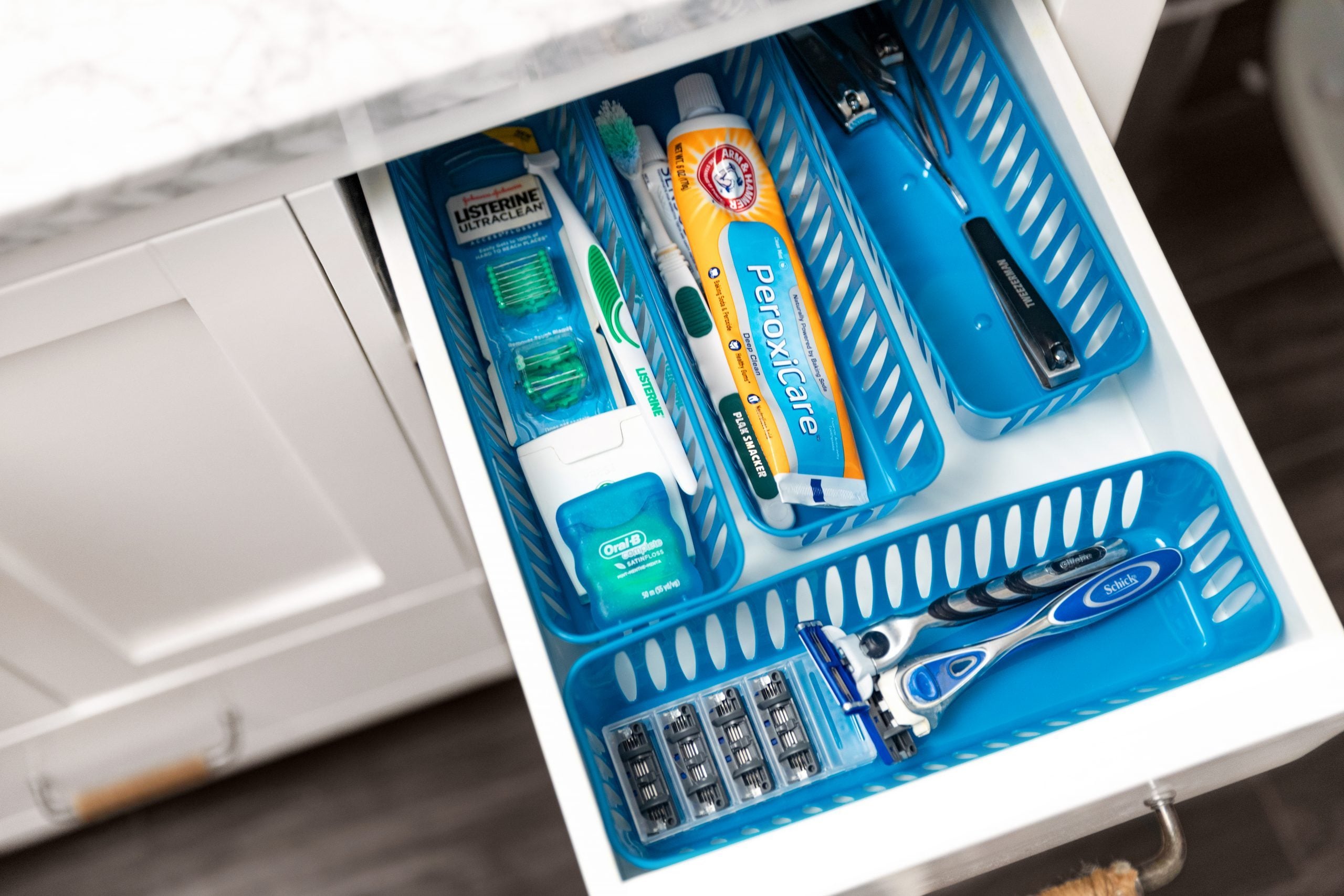 dollar tree bathroom organizer