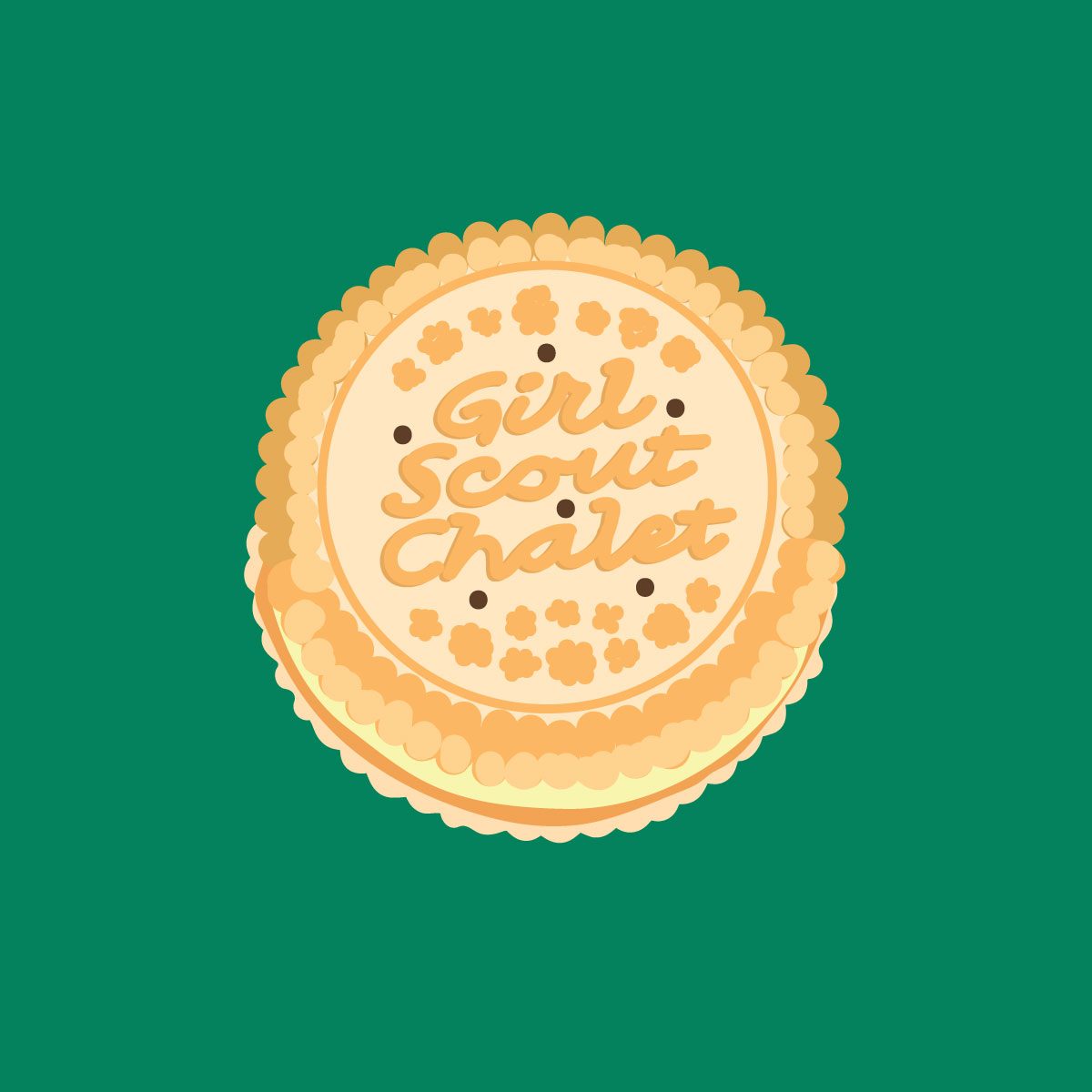 Girl Scout Cookies Lemon Chalet Cremes