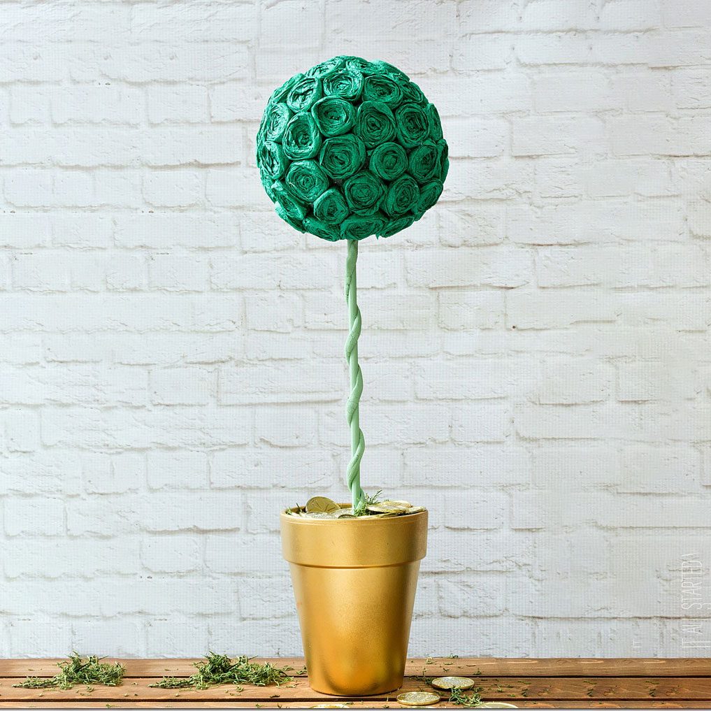 Topiary Crepe Paper Rosettes
