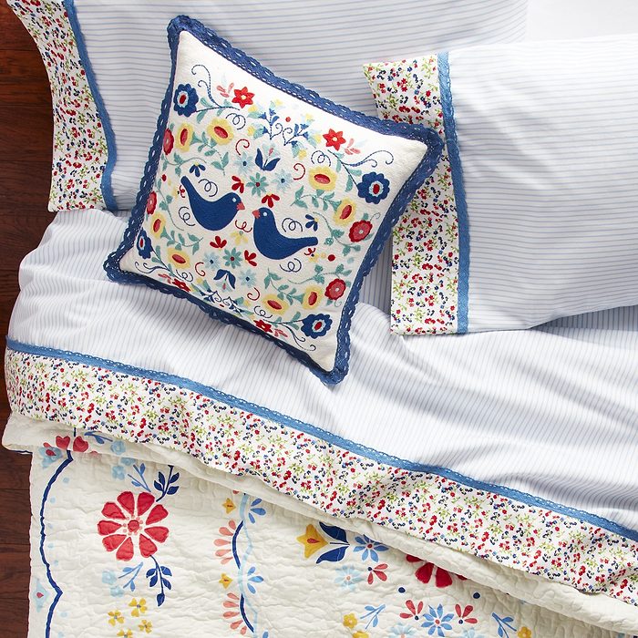 The Pioneer Woman Farmhouse Multi Color Cotton Bed Sheet