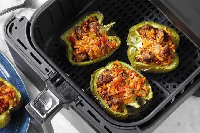 air fry stuffed peppers