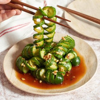 Tiktok Cucumber Salad