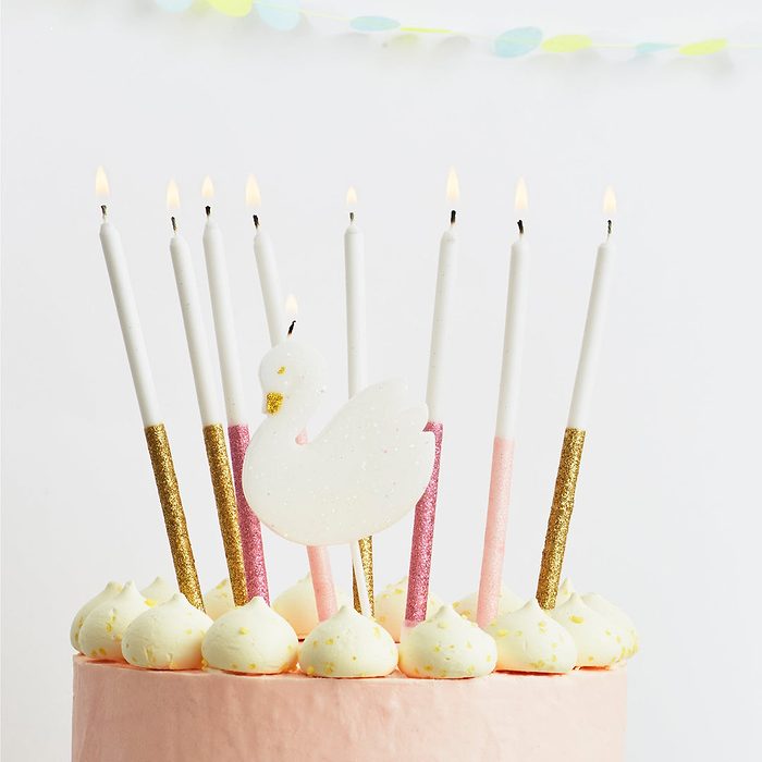 Multicolor Dipped Glitter Candles Ecomm Via Merimeri.com