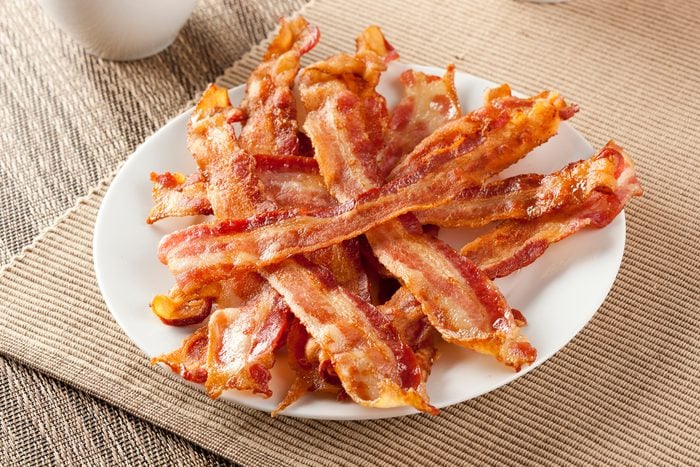 Cooked Greasy Bacon