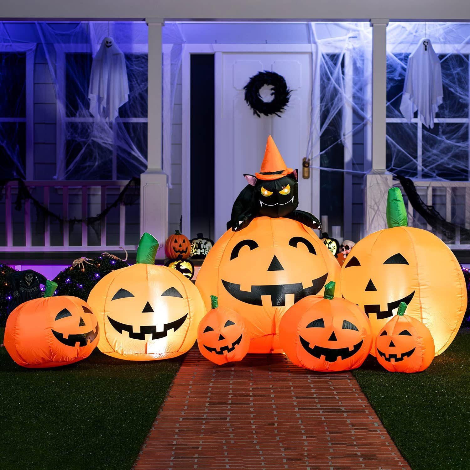 Inflatable Glowing Pumpkin