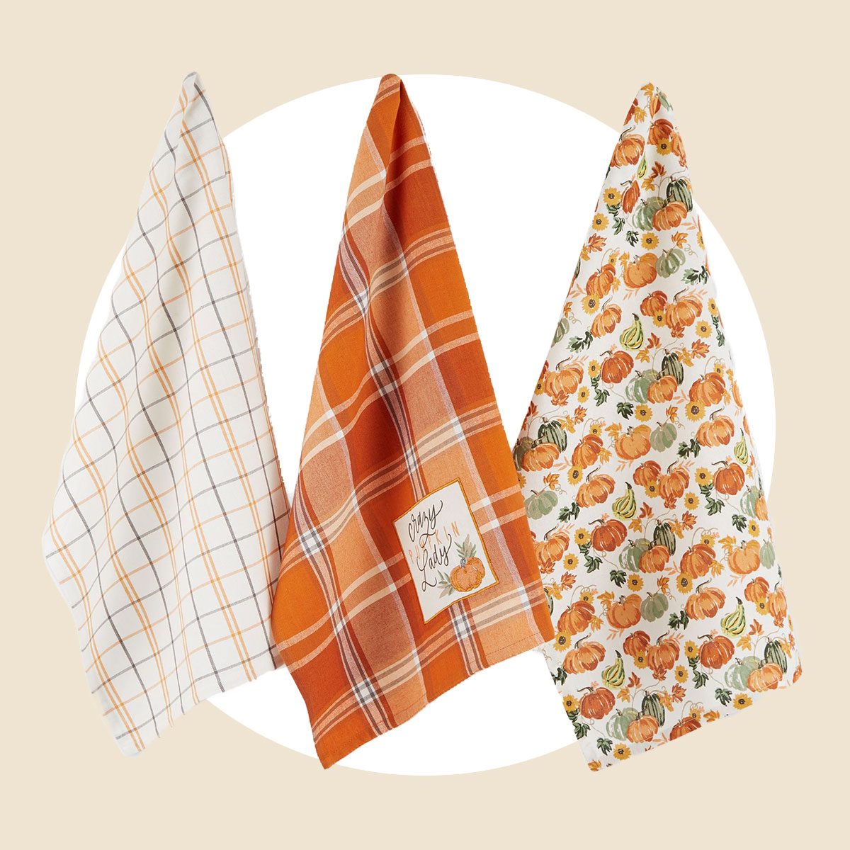 Pumpkin Towels