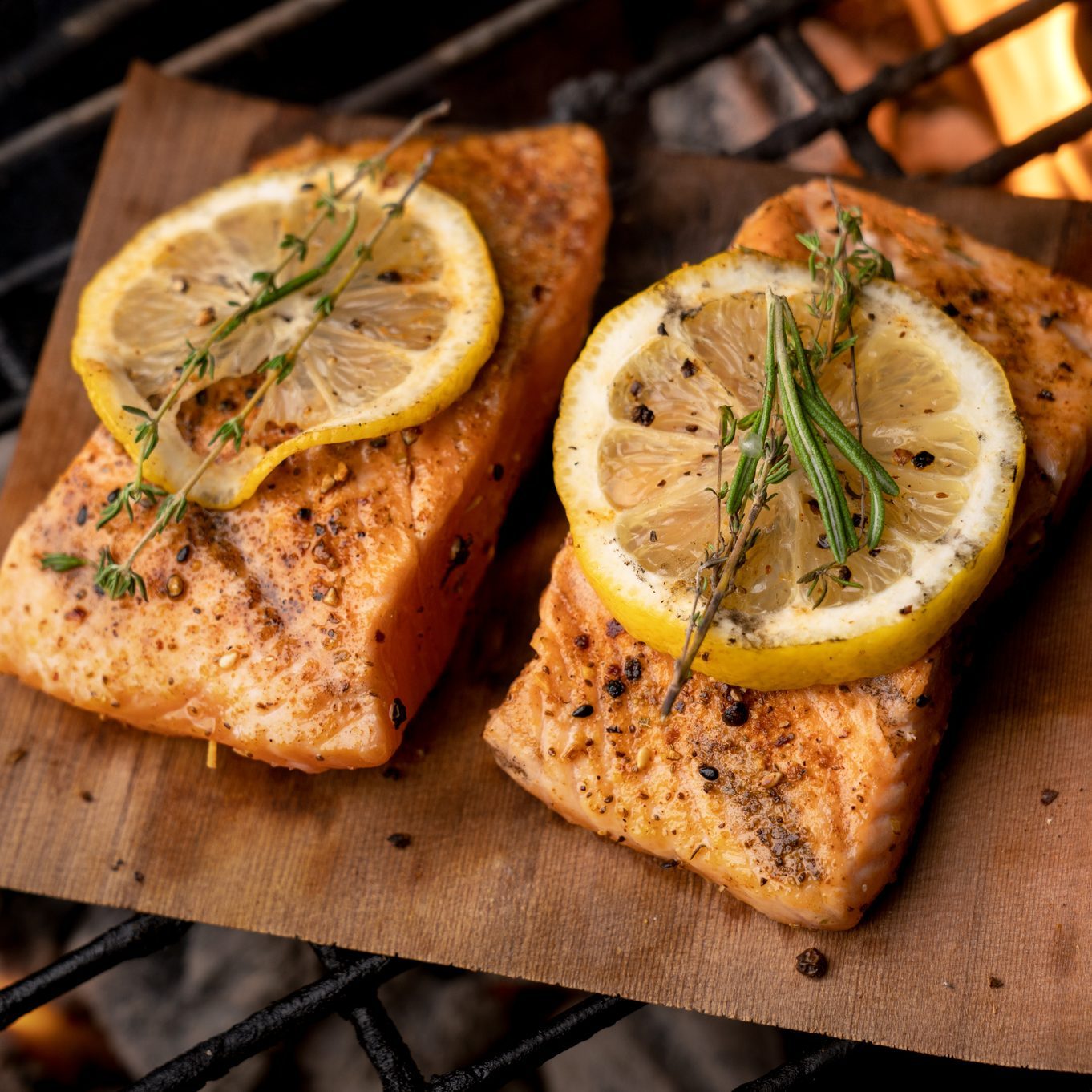 fish on grill