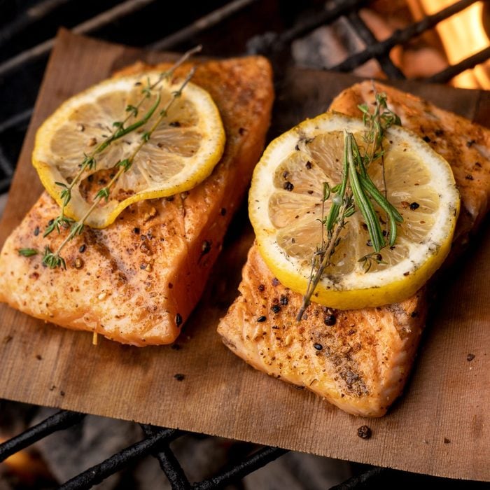 fish on grill