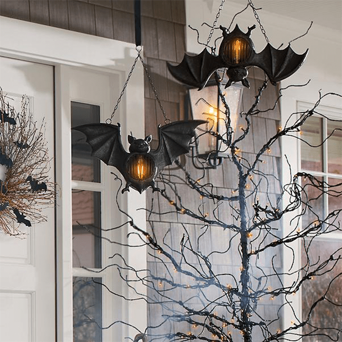 Bat Lantern Halloween Ecomm Via Grandinroad.com
