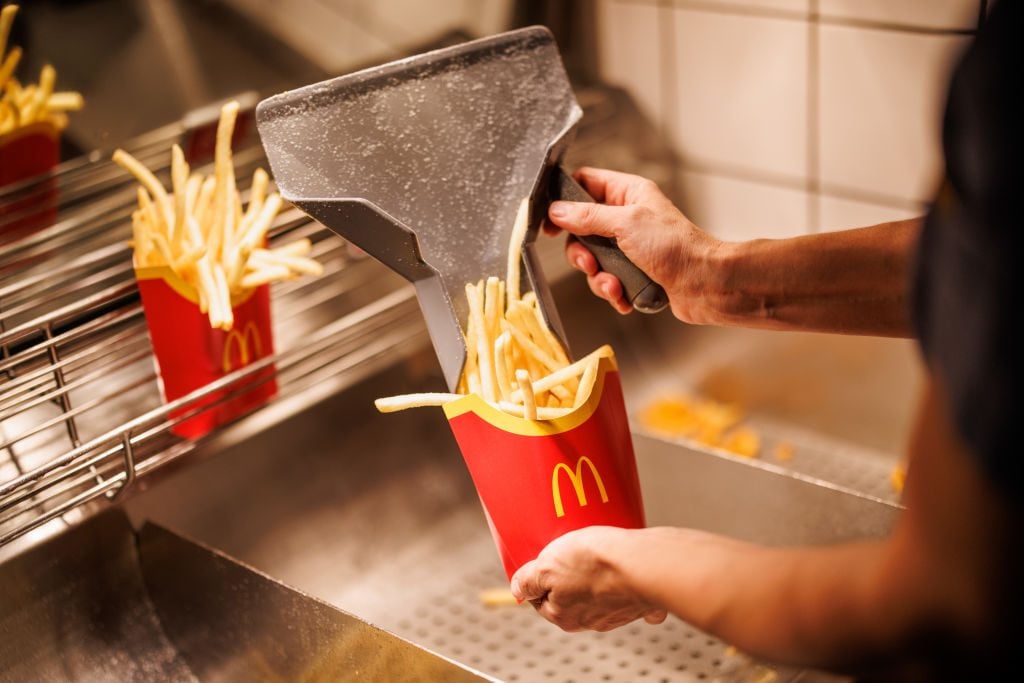 worker at McDonald