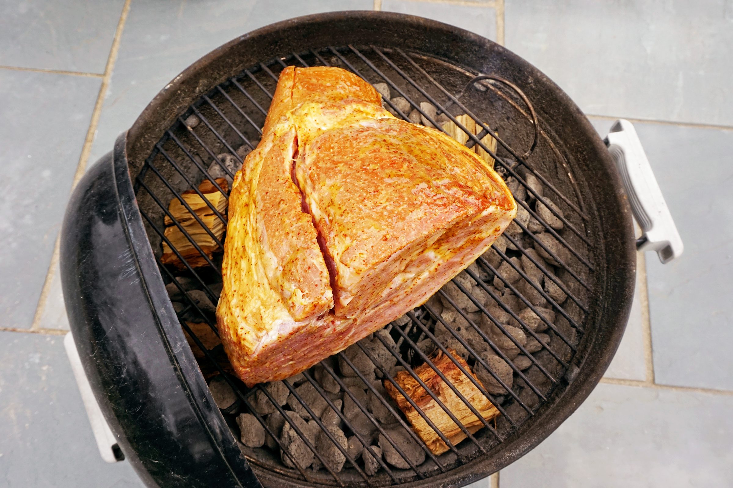 grilling ham