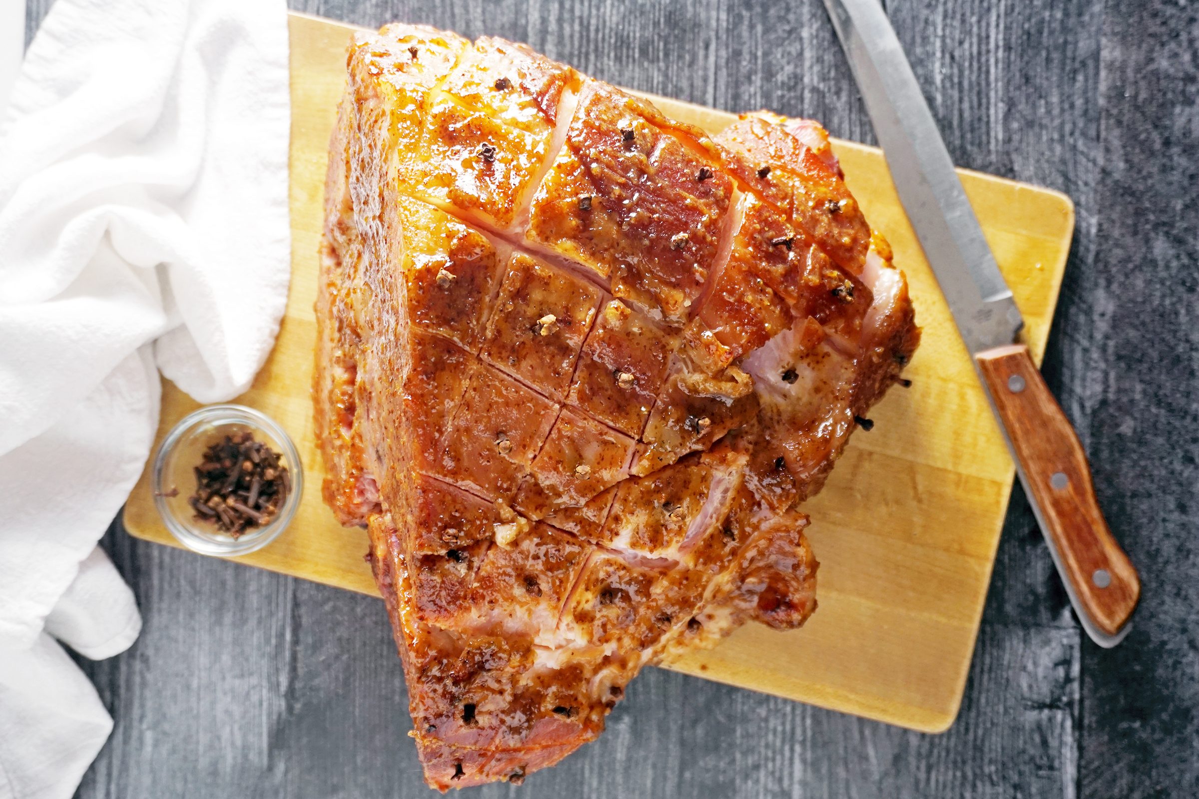 scored ham