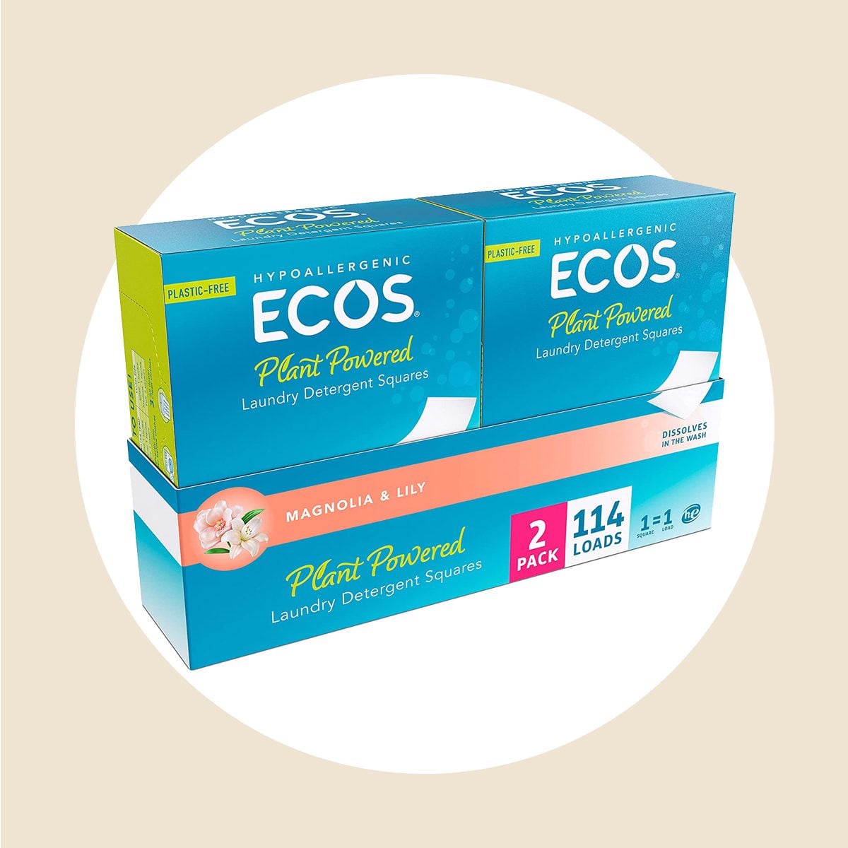 Ecos Plant Powered Laundry Detergent Sheets