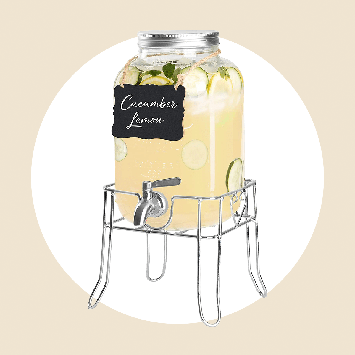 Outdoor Glass Beverage Dispenser Eomm Via Amazon.com