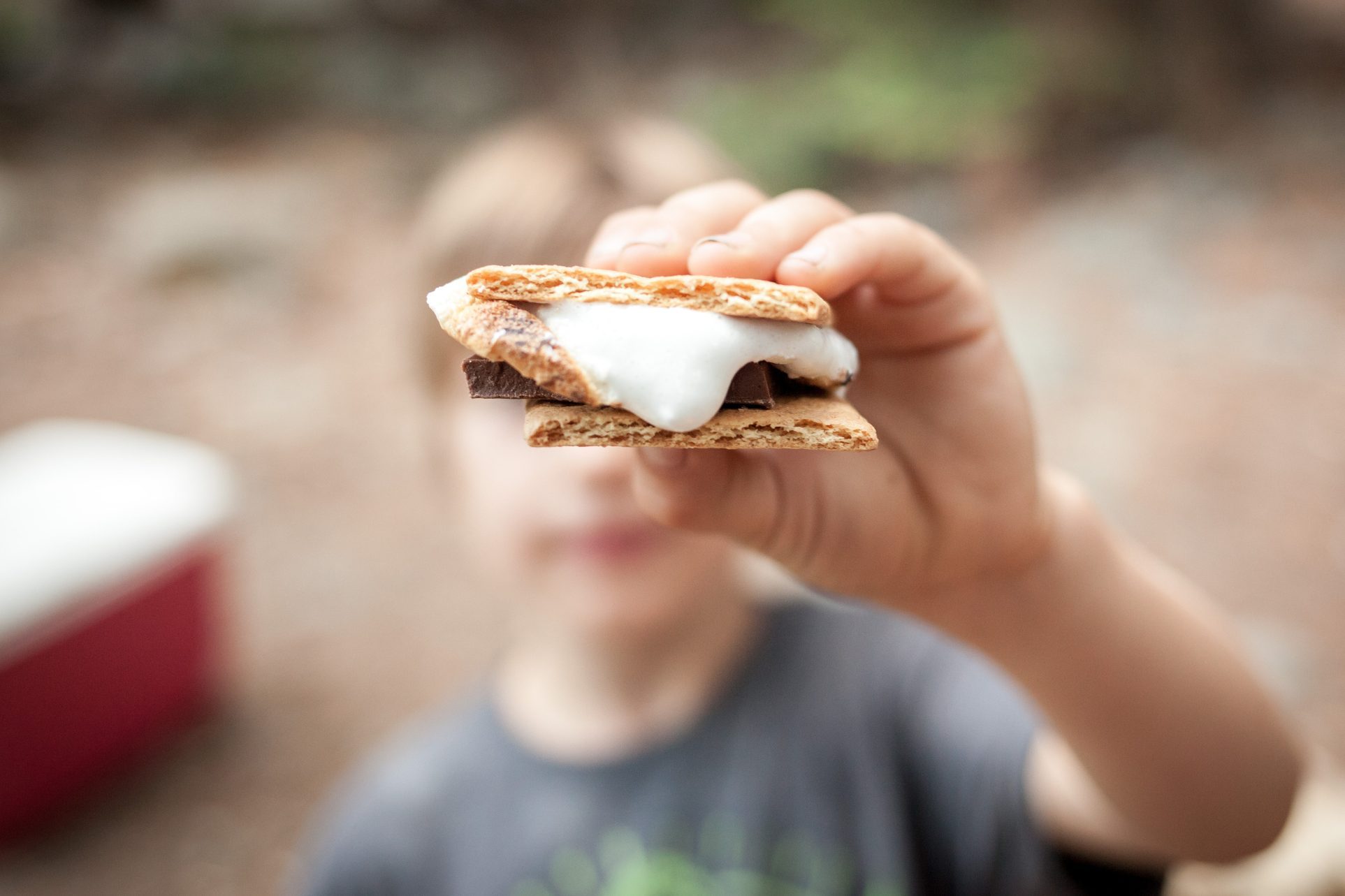 Boy holding a s