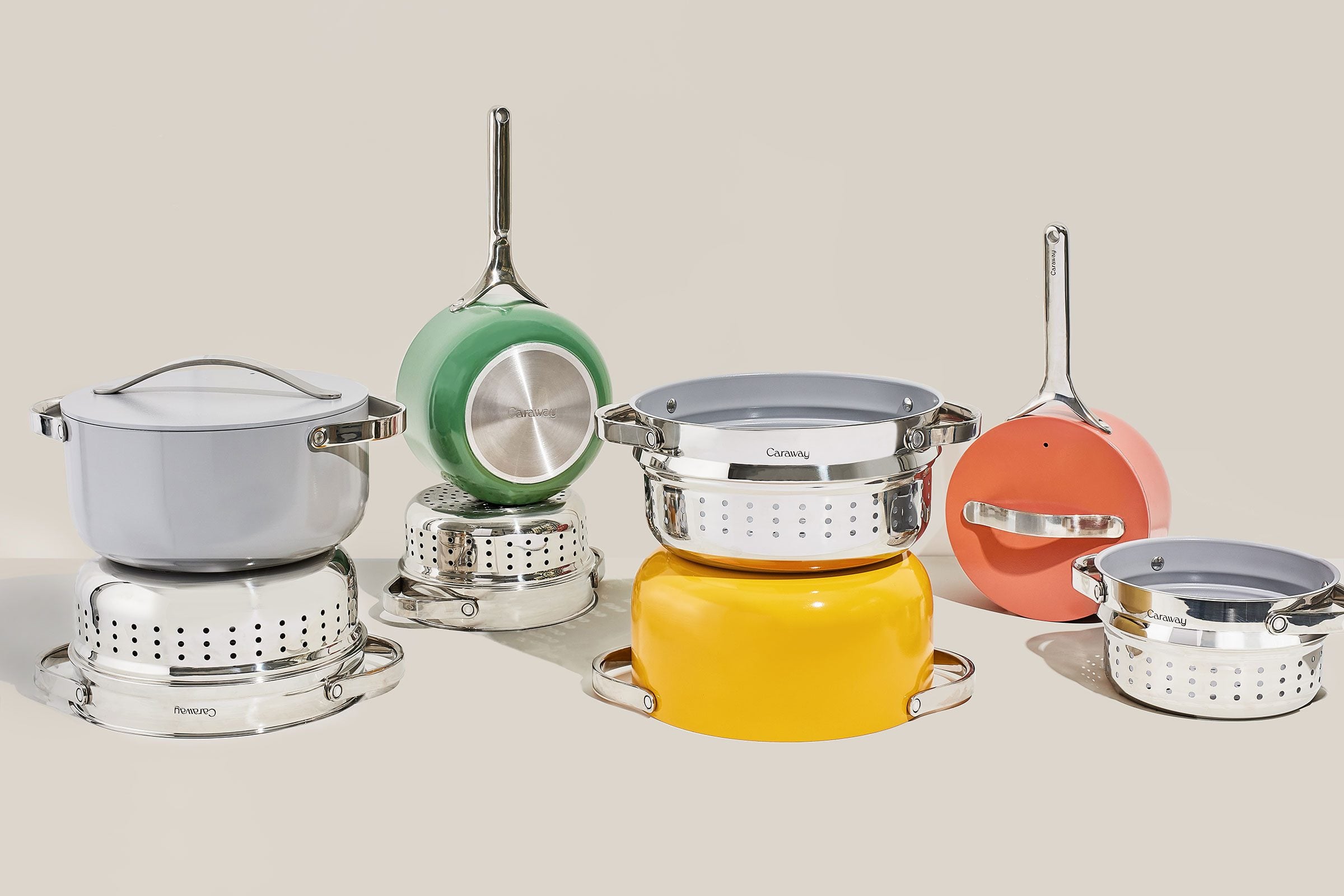 Caraway Just Launched Steamers for Two Popular Pans