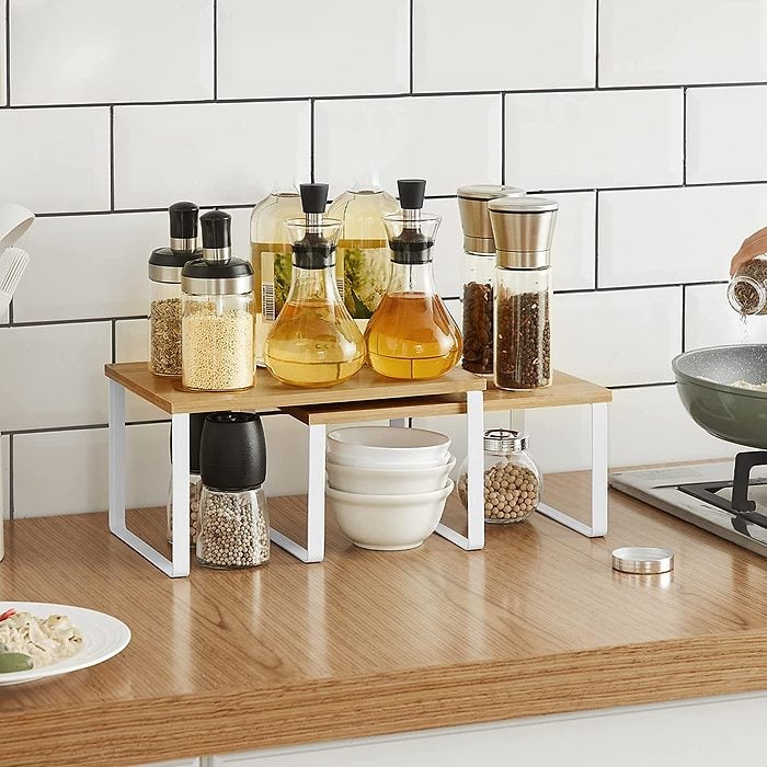 Songmics Cabinet Shelf Organizers Ecomm Via Amazon.com
