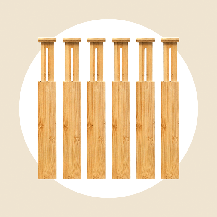 Vaefae 6 Pack Bamboo Drawer Dividers Ecomm Via Amazon.com