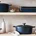 We're in Love with Le Creuset's Newest Color Launch—Shop the Elegant Matte Navy Collection
