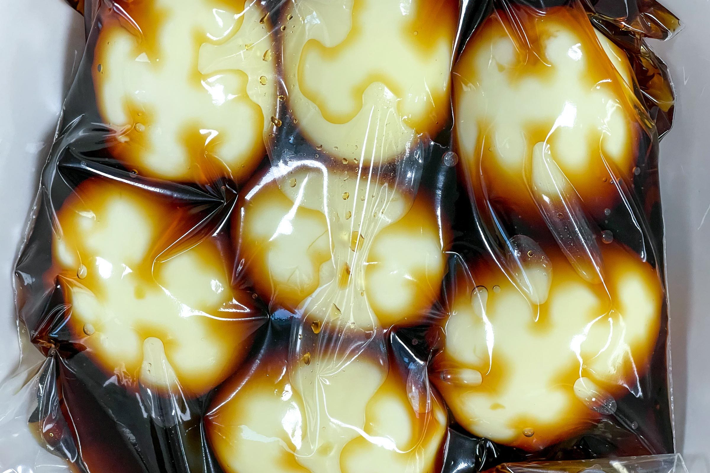 Ramen Eggs in a bag