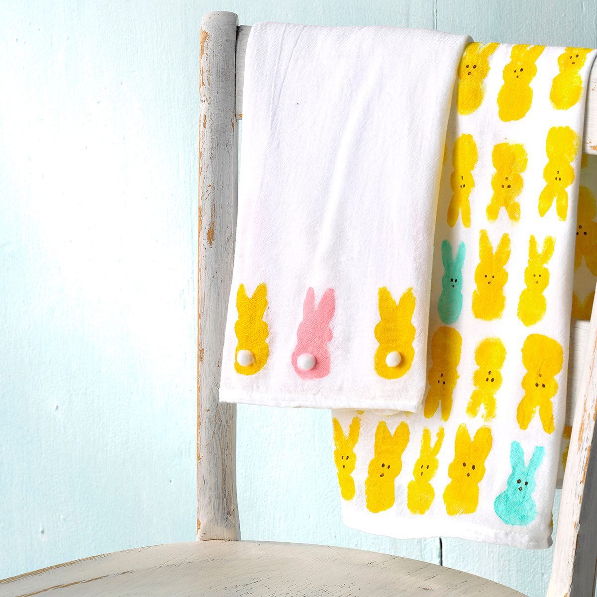 Peep Stamped Towel