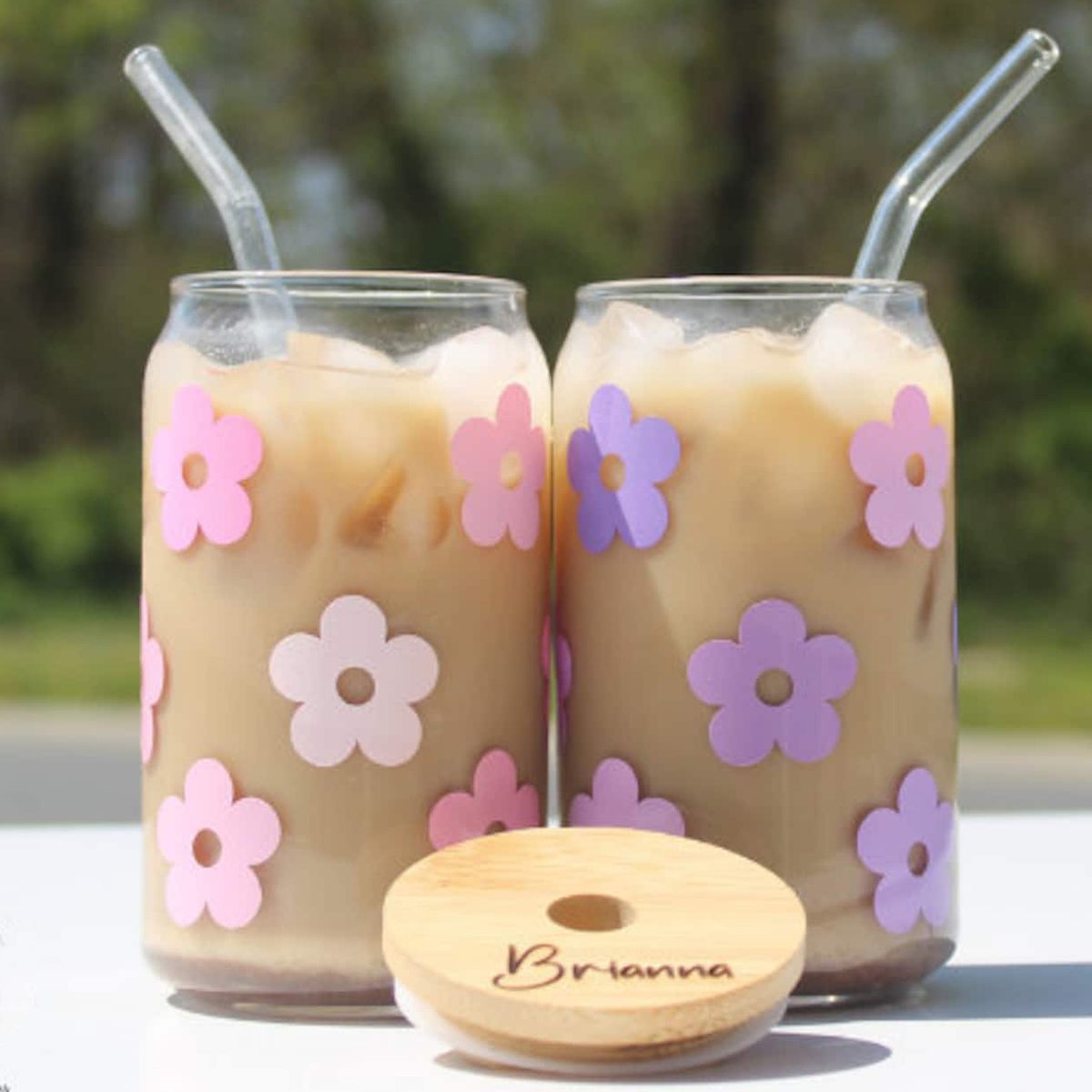 Retro Daisy Glass