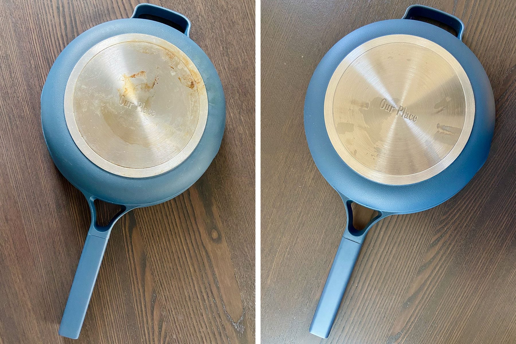 Bottom of the pans