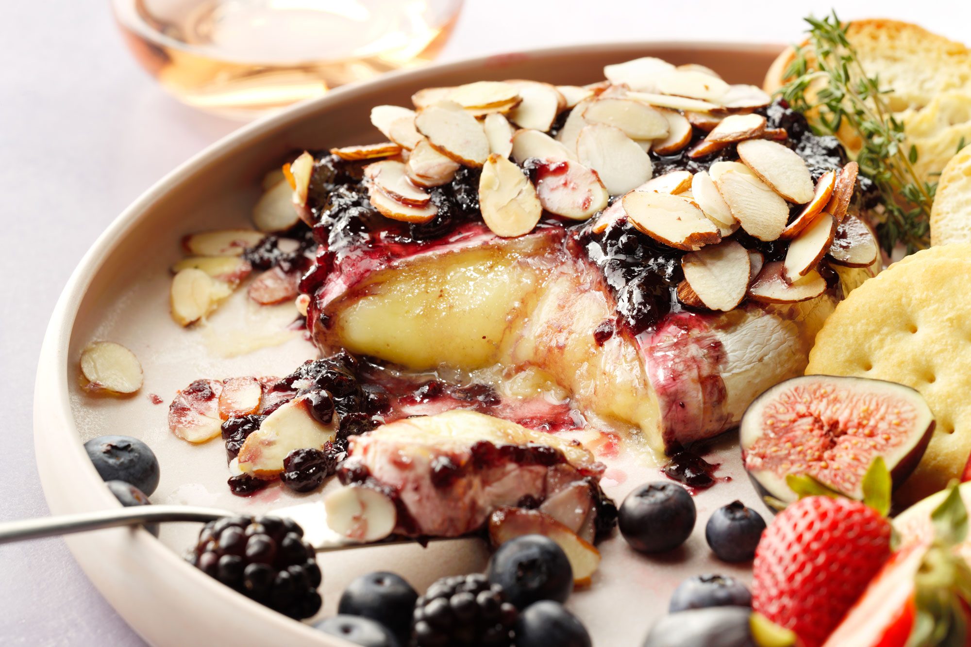 Baked Brie With Jam