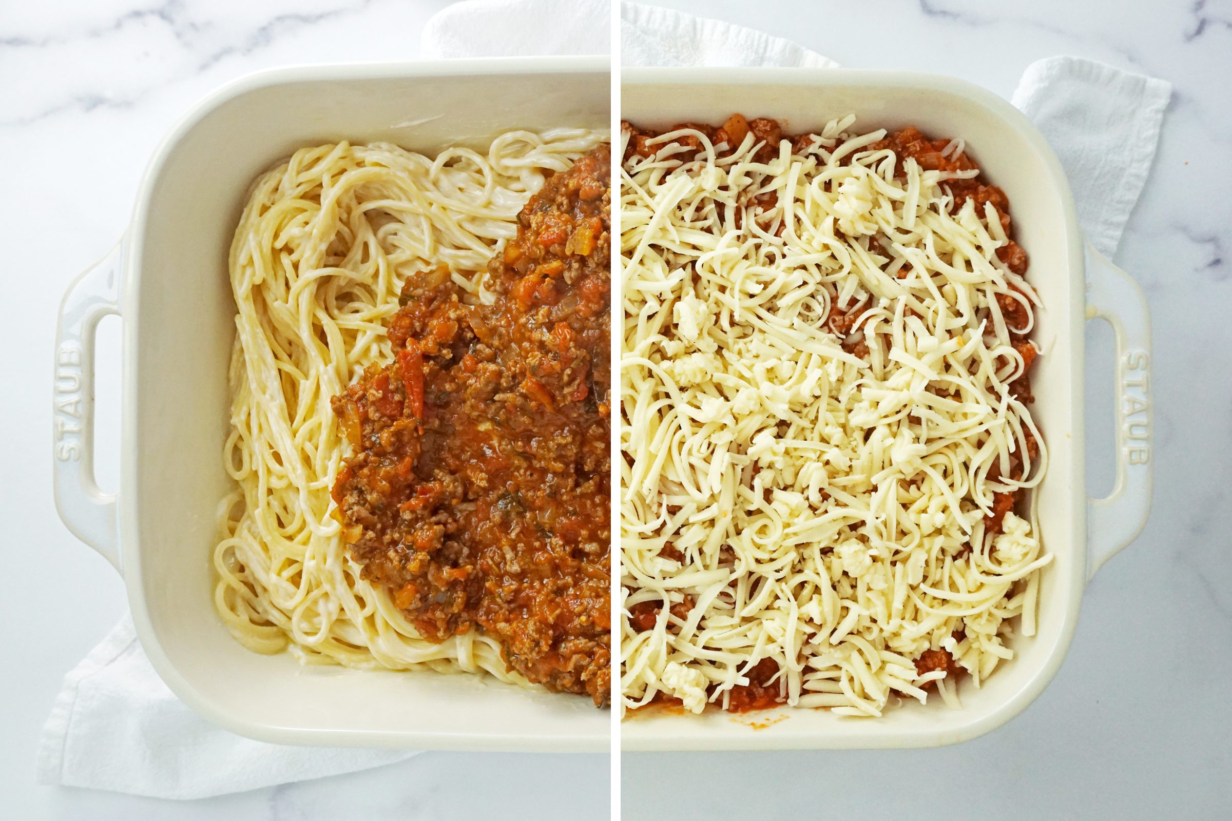 tiktok pasta layers