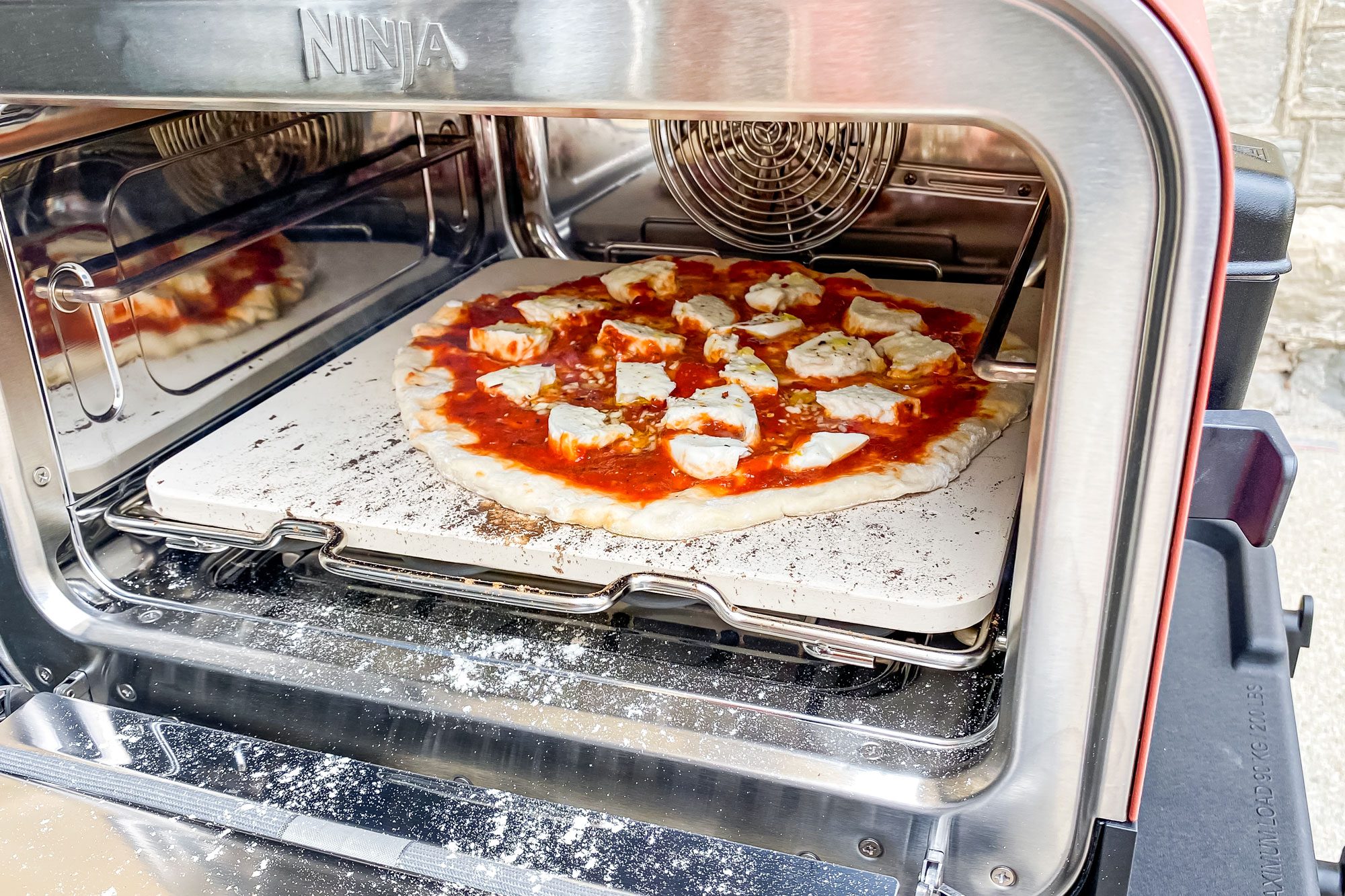 Pizza in Ninja Pizza Oven