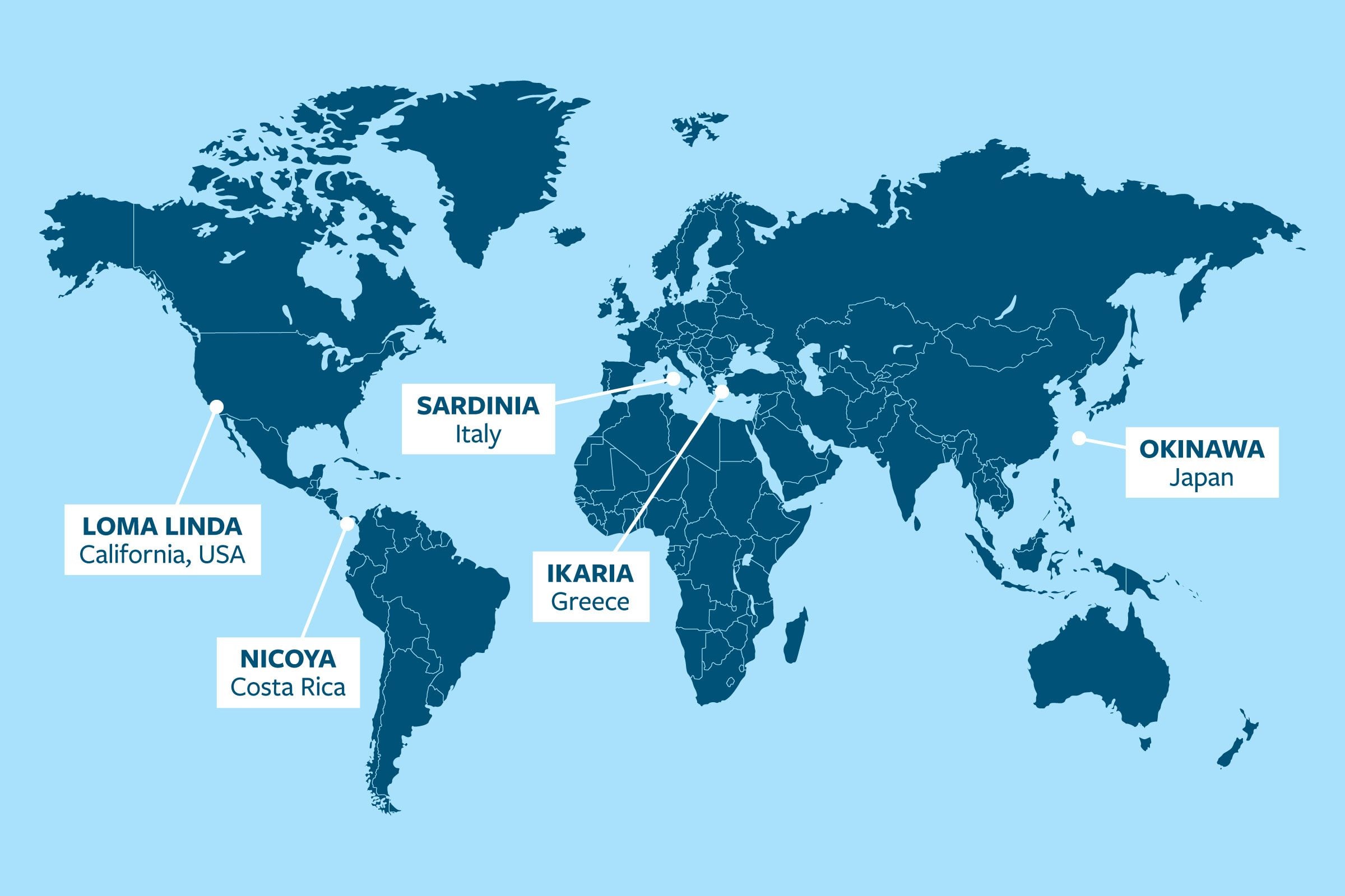 Blue Zone Map Gettyimages 598160730