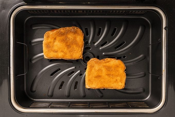 Step Four Of Cottage Cheese Cinnamon Toast Kristina Vänni For Taste Of Home