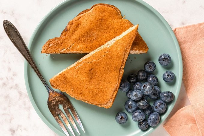 Styled Cottage Cheese Cinnamon Toast Kristina Vänni For Taste Of Home