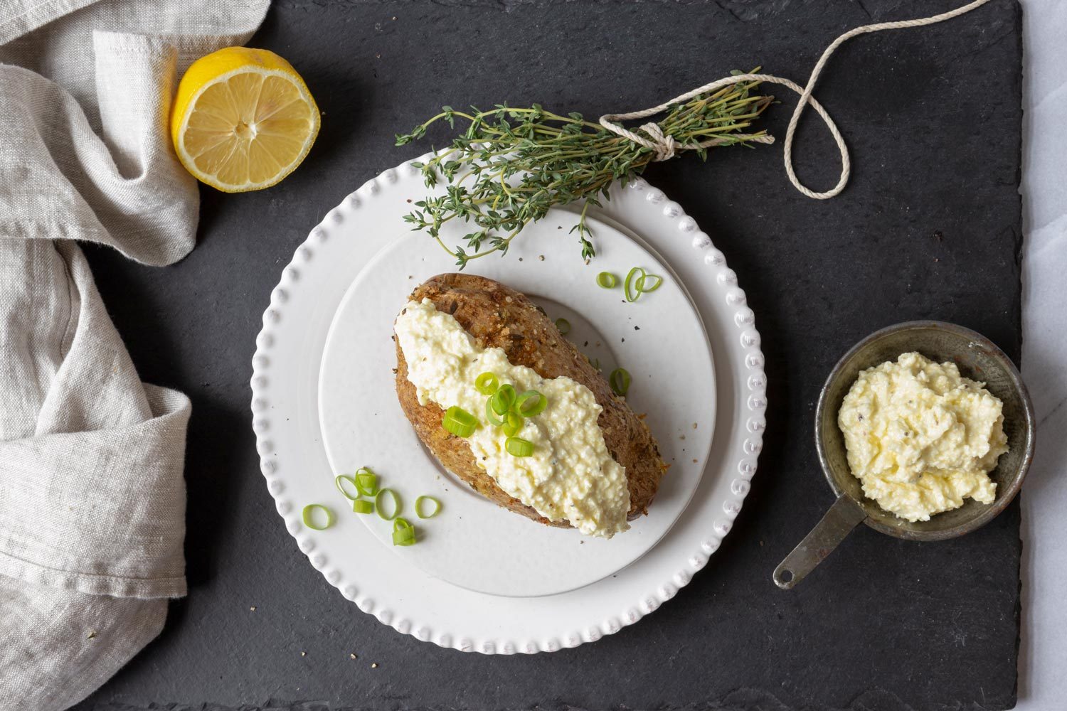 Ina Garten Whipped Feta Baked Potatoes Nancy Mock For Toh