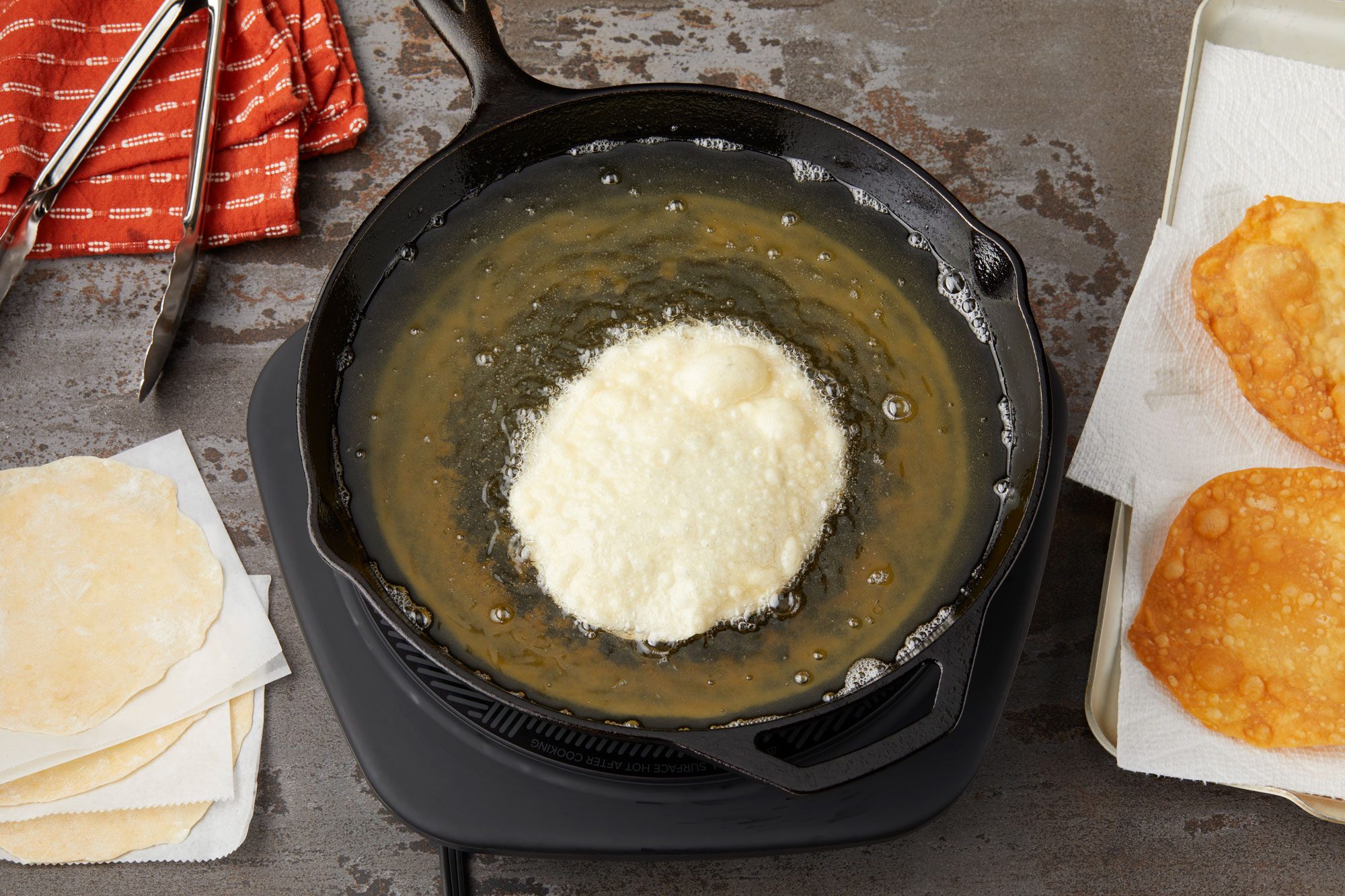 Frying dough