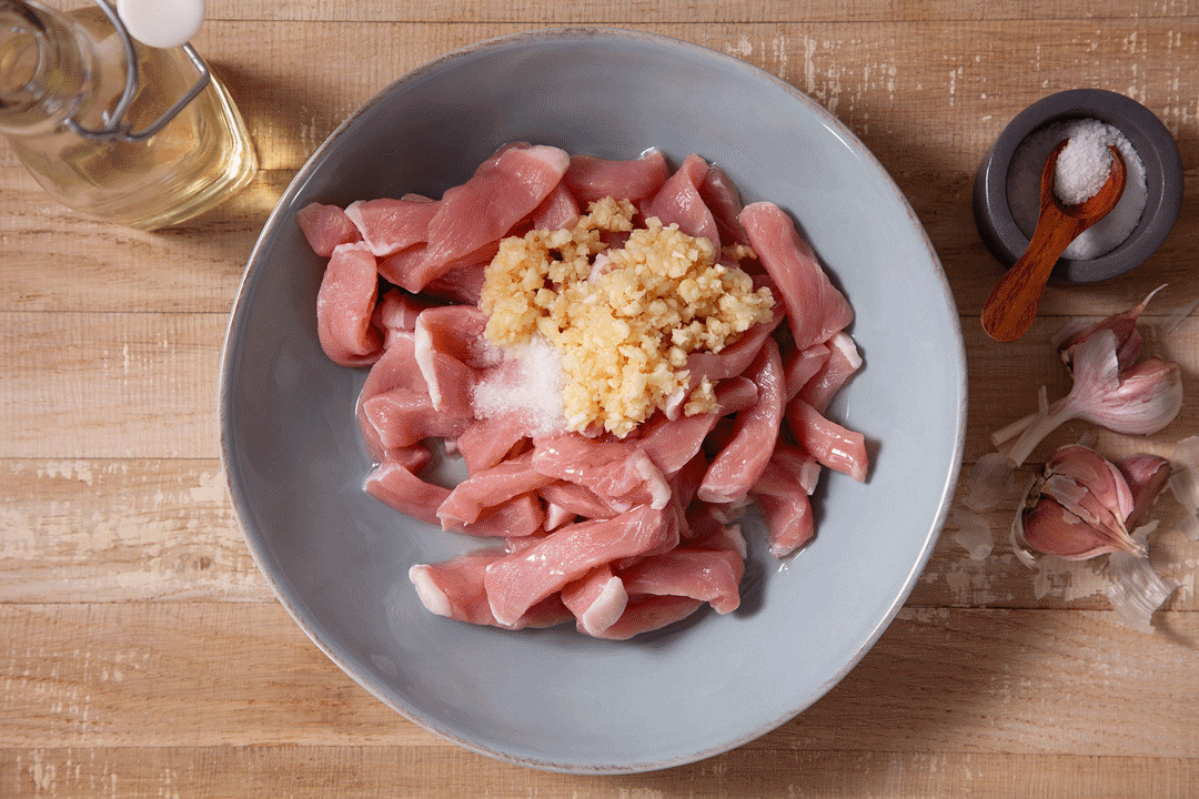 Cooking Pork Pancit