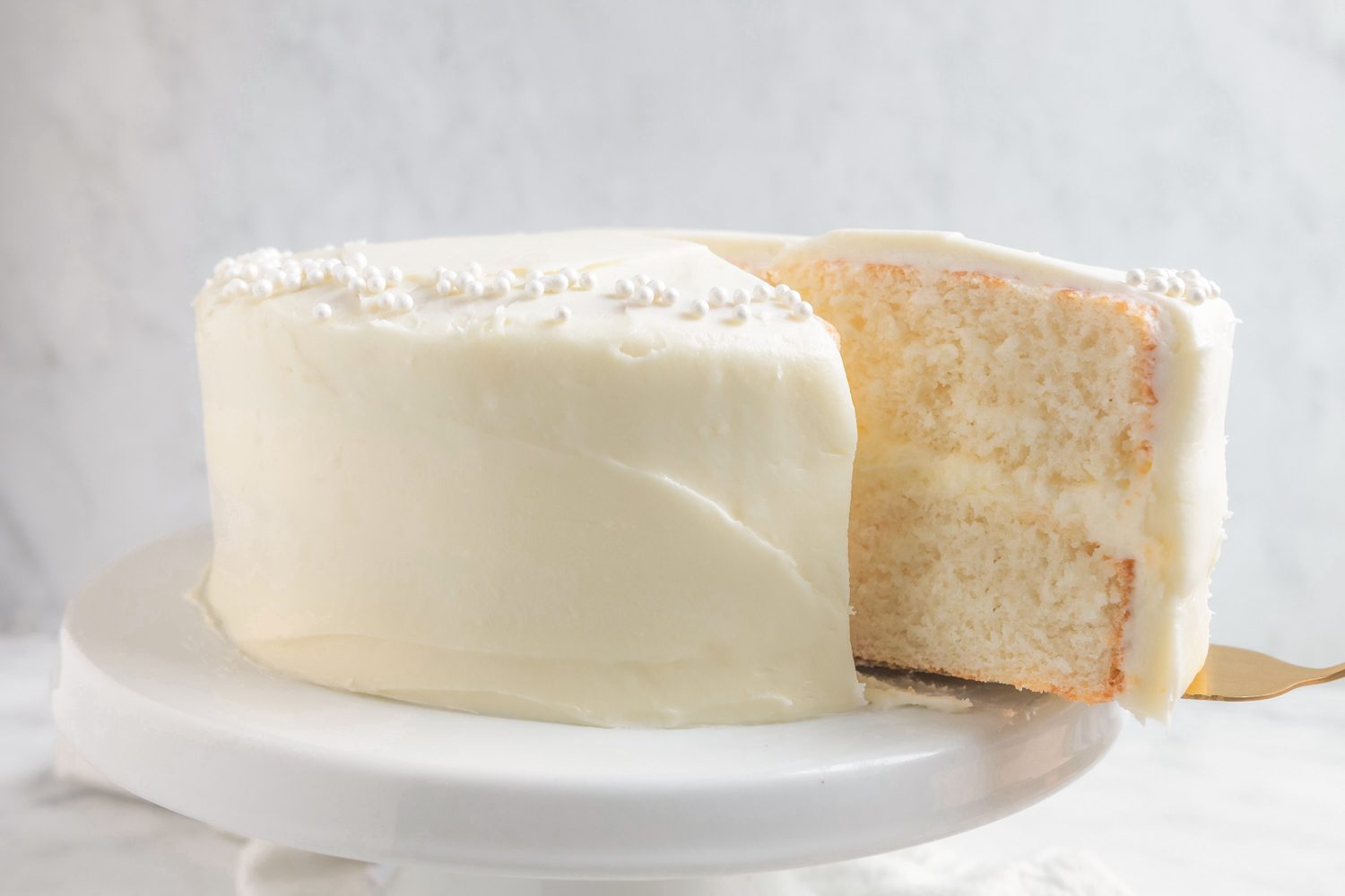 Serving The White Velvet Cake Molly Allen For Toh