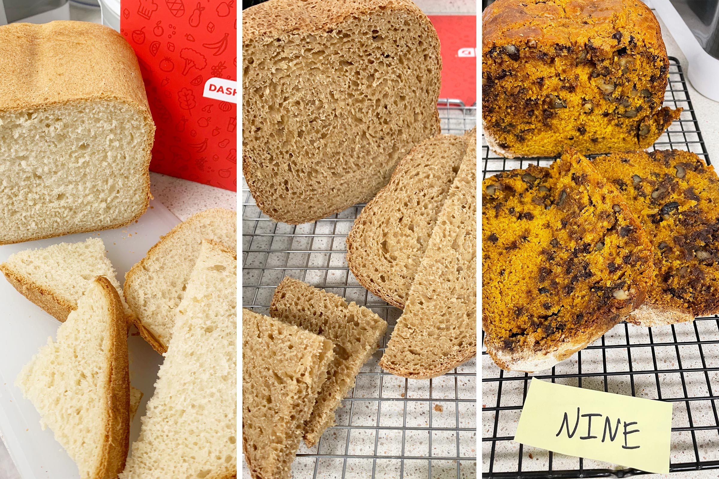 Toha23 Dash Bread Maker White Wheat Pumpkin Taste Of Home Test Kitchen Jvedit