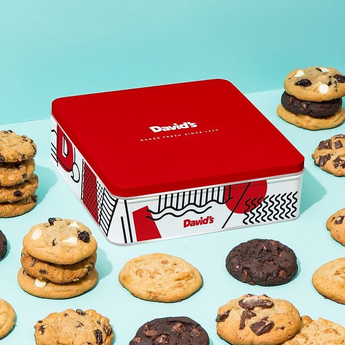 Davids Cookies Cookie Of The Month Club Fresh Baked Cookies Tin