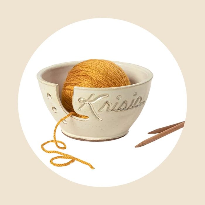 Personalized Yarn Bowl