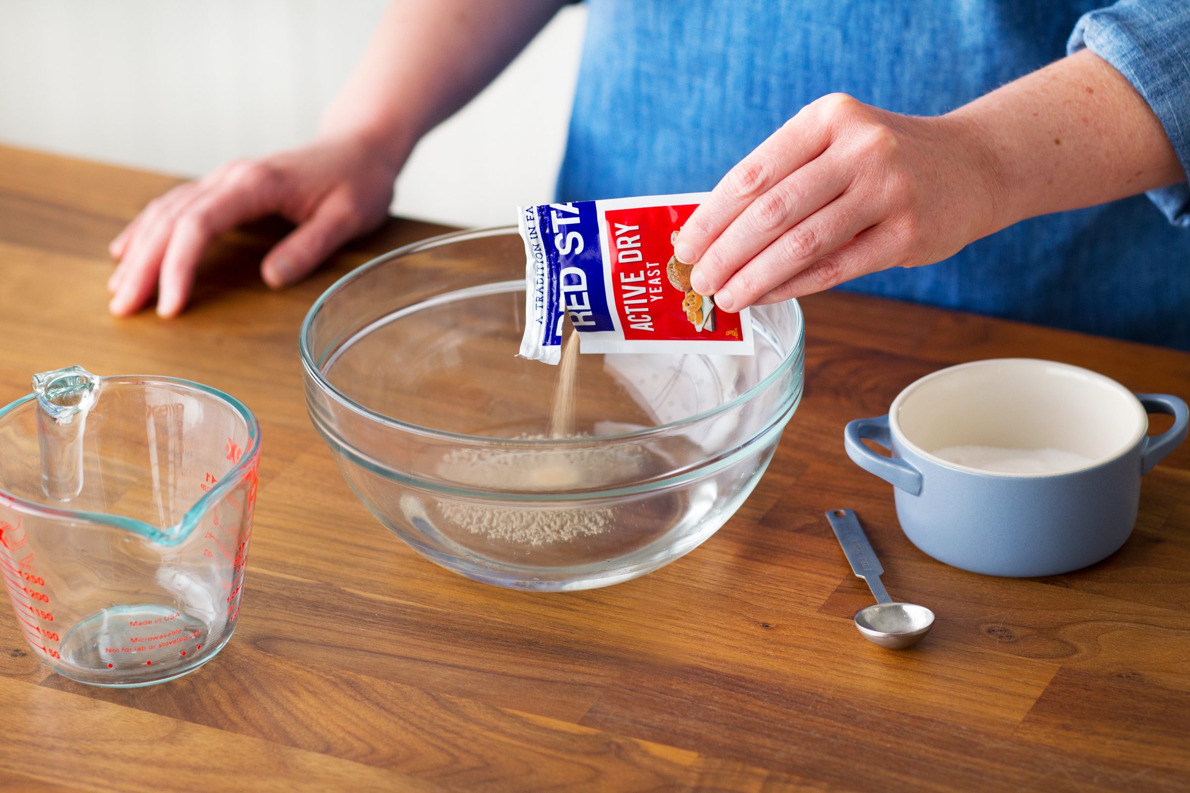 adding yeast