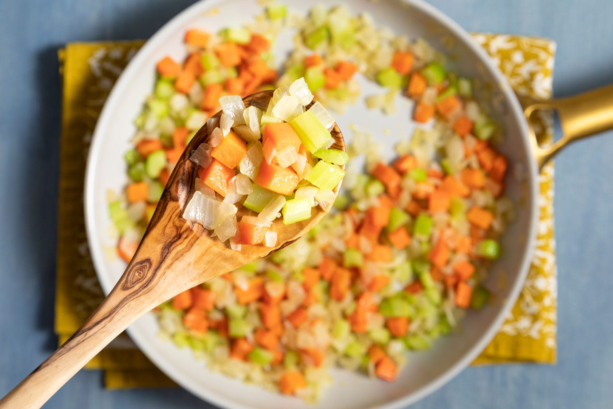 Saute the veggies