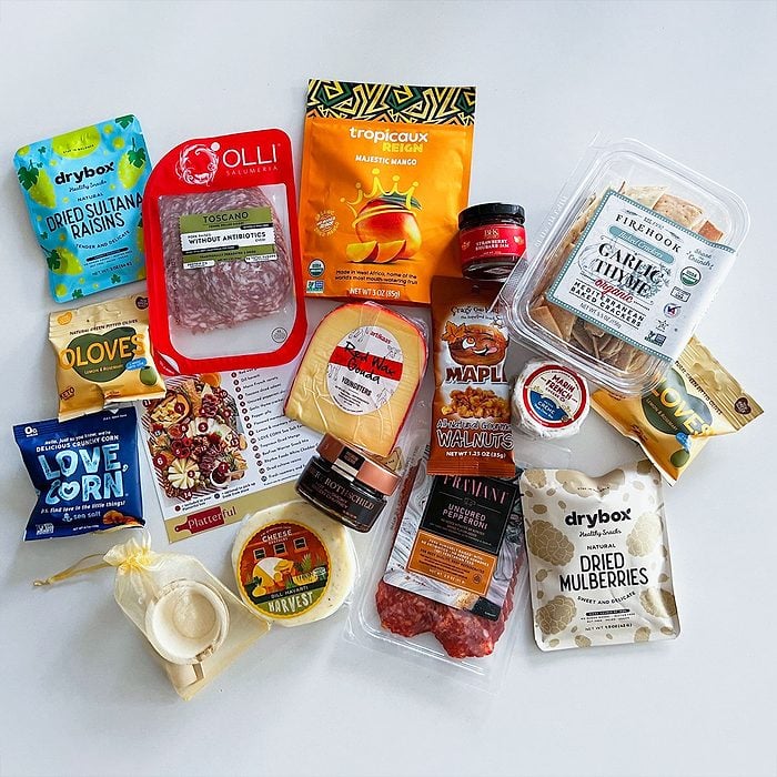 Platterful Charcuterie Kit on white surface