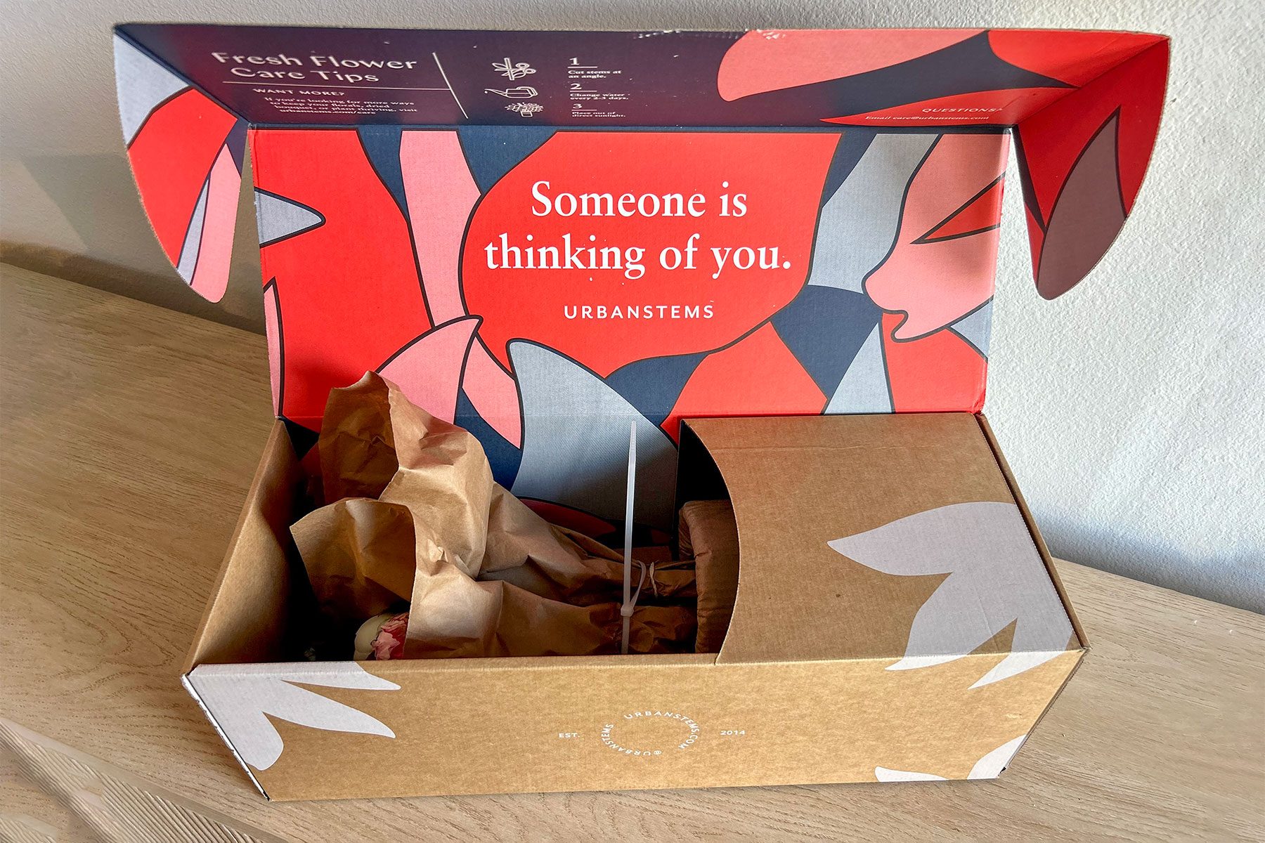 Flowers in box