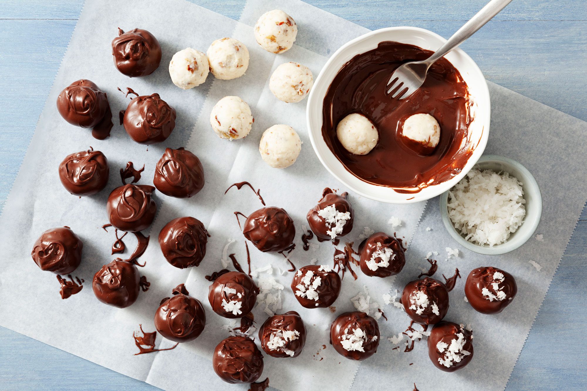 Martha Washington Candy Dipped in chocolate and ready to serve